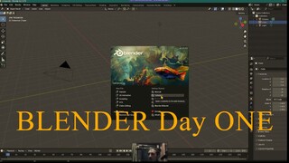 Blender B3D starter on Day1