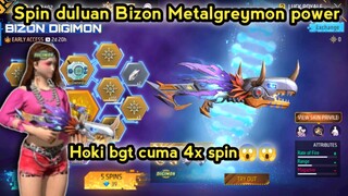 Spin bizon Digimon terbaru FF bizon metalgreymon power