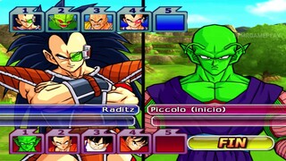 VILLANOS SAGA SAIYAN VS HEROES SAGA SAIYAN EN DRAGON BALL Z BUDOKAI TENKAICHI 3 LATINO