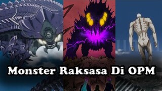 7 Monster Raksasa Yang Ukurannya Sangat Besar Di One Punch Man