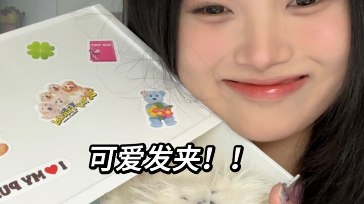 Even though no one asked, I just can’t help but show off my adorable hair clips!!!