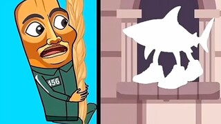Stick Man Stair Running Challenge!