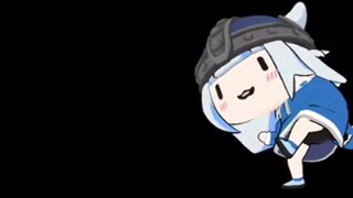 【甘城なつき】 The cat makes a cute sound when moving