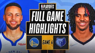 WARRIORS vs GRIZZLIES FULL GAME 4 HIGHLIGHTS NBA Playoffs 2022 Highlights Warriors vs Grizzlies 2K22