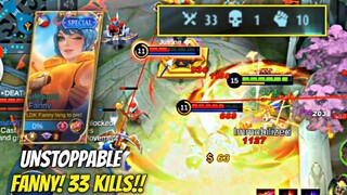 DO THIS EARLY ROTATION IN FANNY 33 KILLS! RANK GAMEPLAY | MLBB