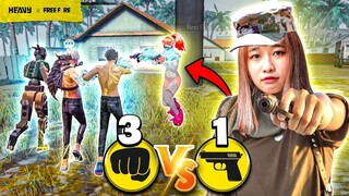 Na Gây Mê trổ tài dùng súng lục cân 3 trong tử chiến | HEAVY Free Fire