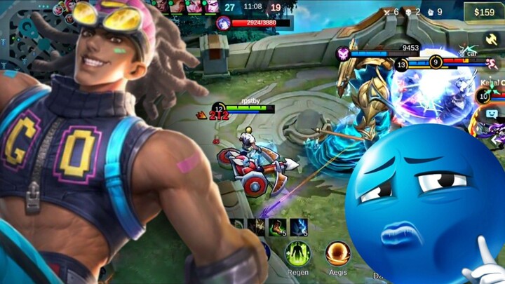 Epic moment damage brunoo sakitt sekali!