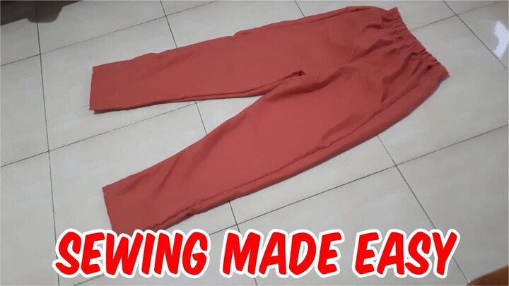 DIY Jahit Celana Kolor Wanita dengan Pola Jiplak Wongpati