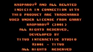 Virtual Kasparov (Europe) - GBA (Black Tanor vs White P1) My Boy! Emulator.