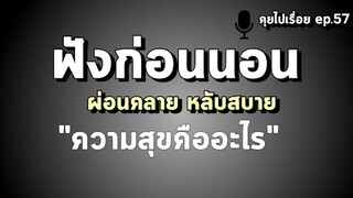 ฟังก่อนนอน ผ่อนคลาย เบาสมอง ความสุขคืออะไร | คุยไปเรื่อย ep.57