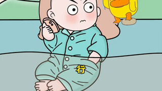 It's getting cold, please let aunt eat hot pot #Human cubs are getting more and more crazy #Cute bab