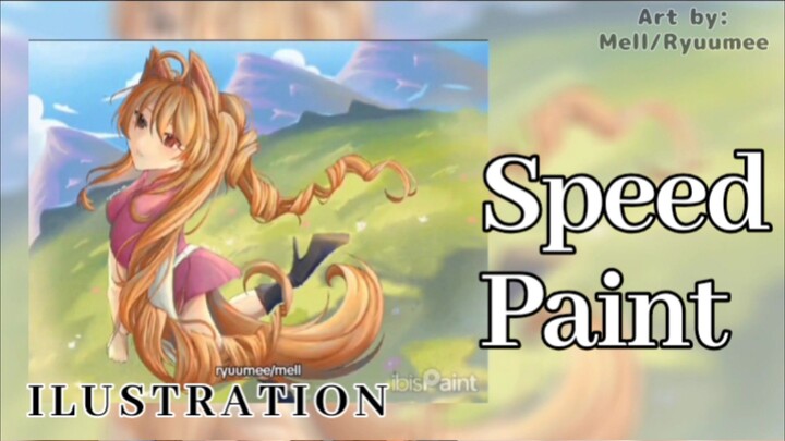 [SpeedPaint] gambarin OC temen online ku jadi keren dan soft ✨