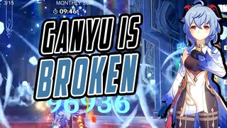 GANYU IS COMPLETELY BUSTED [Ganyu DPS Build] - Genshin Impact