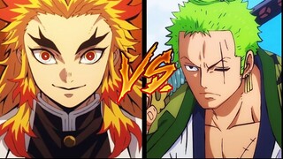 Viêm Trụ Kyojuro Rengoku Vs Zoro Hải Tặc - 2 Kiếm Sĩ Đỉnh Cao | Demon Slayer