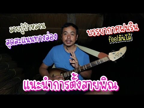 EP315แนะนำการตั้งสายพิณ4แบบ ลำเพลิน เซิ้ง สุดสะแนน ปู่ป๋าหลาน