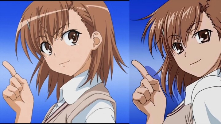 [Toaru Kagaku no Railgun/A Certain Scientific Railgun] Perbandingan Gaya Gambar Imut dengan Nada Man