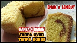 BOLU MENTEGA | TANPA OVEN , TANPA KUKUS | ENAK DAN LEMBUT