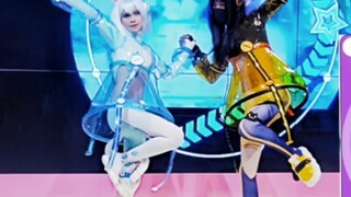 【莩fu】We also have our own idol! Couple cosplaying as black and white cats original choreography
