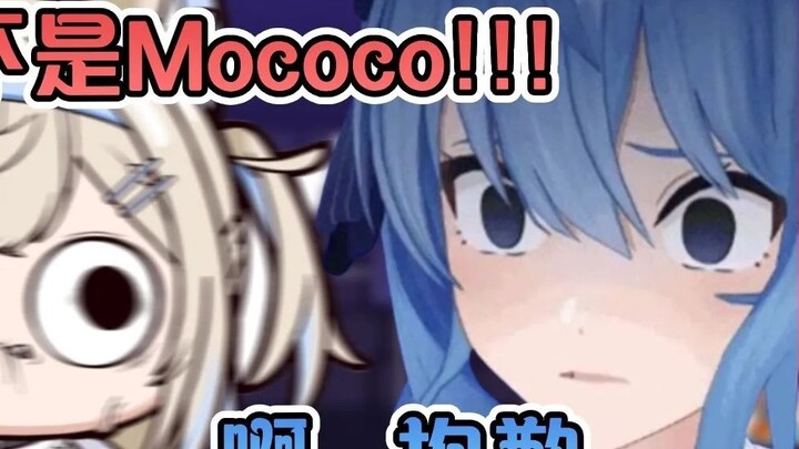 Suisei accidentally mistook Fuwawa for Mococo... [Hololive Chinese]