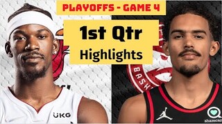 Miami Heat vs. Atlanta Hawks Full Highlights 1st QTR | April 24 | 2022 NBA Season