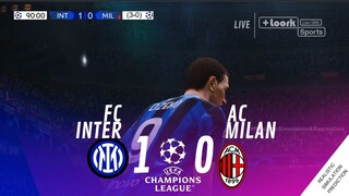 Inter vs. Milan [1-0] • MATCH HIGHLIGHTS | VideoGame Simulation & Recreation