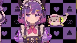 [3D+2D model display] Detail control! It's a super cute little purple maid!