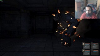 Fighting a Troll in the dark underground - Legend of Grimrock