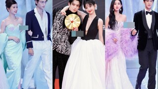 星光大赏三对大热CP，正在播剧的那对太努力啦哈哈哈