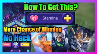 How To Get More Stamina 515 eParty Event Mobile Legends 2020