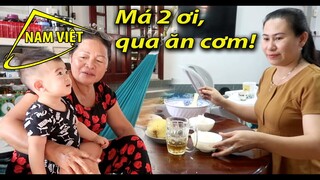 Bữa cơm quê miền hạ -Tôm lột rang me  [Nam Việt 1864]