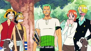 Semua crew menyalahkan zoro.