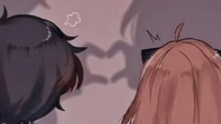 Anya dan Damian.  susah aturnya🗿