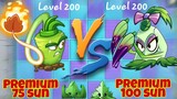 Pokra vs Wasabi: cuộc đấu của plants cao cấp | plants vs zombies 2 - So sánh Plants - MK kids