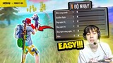 Team Free Fire đi rank 4 với setting độ nhạy game là 0 | HEAVY Free Fire