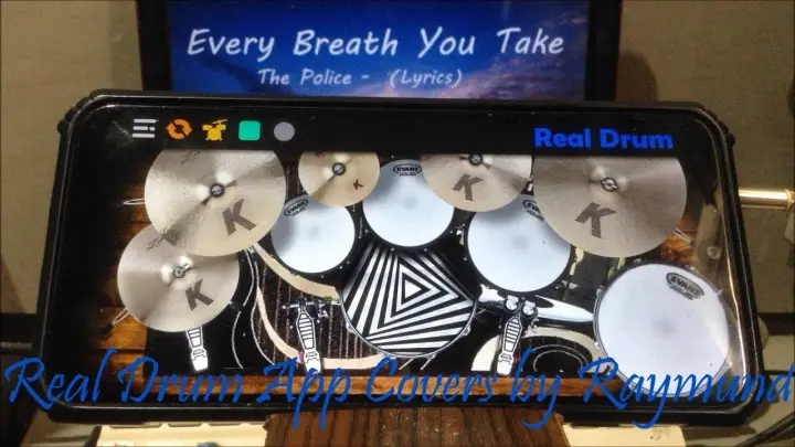 THE POLICE - EVERY BREATH YOU TAKE | Real Drum App Covers by Raymund