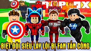 Thành Lập Biệt Đội Siêu Lầy Lội Bị FAN Tấn Công Sấp Mặt | 4 Player Superhero Tycoon | Vamy Trần