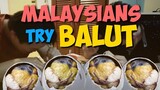 MALAYSIANS Try Eating BALUT! - Joel & Daniel's First Balut Experience | #balutchallenge