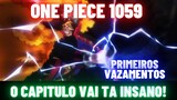 ONE PIECE 1059 - CAPITULO ÉPICO - COMEÇARAM OS VAZAMENTO #ONEPIECE1059 #onepiecespoilers1059