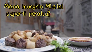Mana mungkin Mie ini seperti perahu?