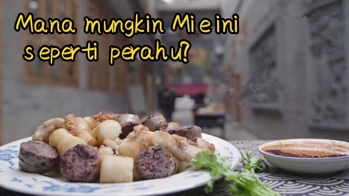 Mana mungkin Mie ini seperti perahu?