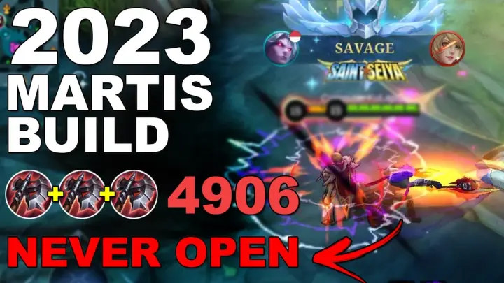 MARTIS Should Be 100% Ban Because Of This | Martis Best Build 2023 | MLBB