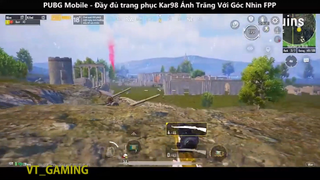 PUBG Mobile - Đầy đủ trang phục Kar98 Ánh Trăng Với Góc Nhìn FPP p6