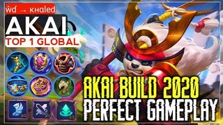 Akai World Rank No.1 | Full Gameplay by [ ŵɗ → ĸнαled ] Mobile Legends Bang Bang