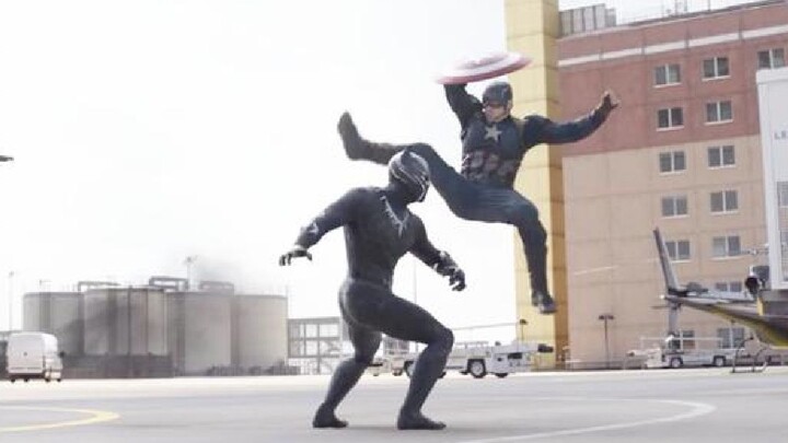 Captain America: You kick me, I kick you back