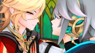 [Genshin Impact /Hai Wei]Jika kamu menciumnya, kamu akan bertanggung jawab padanya! | Bicara Kotor