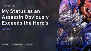 Ep 1 - Ansatsusha de Aru Ore no Status ga Yuusha yori mo Akiraka ni Tsuyoi no da ga Sub Indo