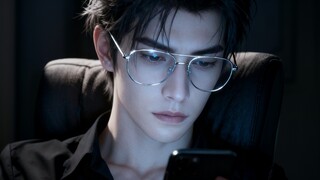 ฮั่นเหล่าโม่มองดูโทรศัพท์ของเขา
