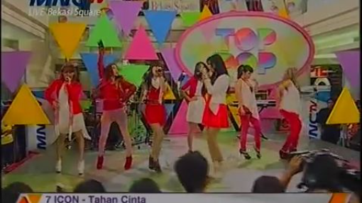 7 ICONS - Tahan Cinta at TOP POP Agustus 2013