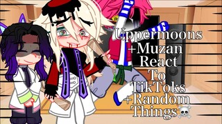 //Uppermoons +Muzan React To TikToks +Random Things☠️\\||Demon Slayer Spoilers!||
