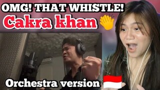 CAKRA KHAN I Iris - goo goo dolls ( orchestra cover version ) I REACTION VIDEO